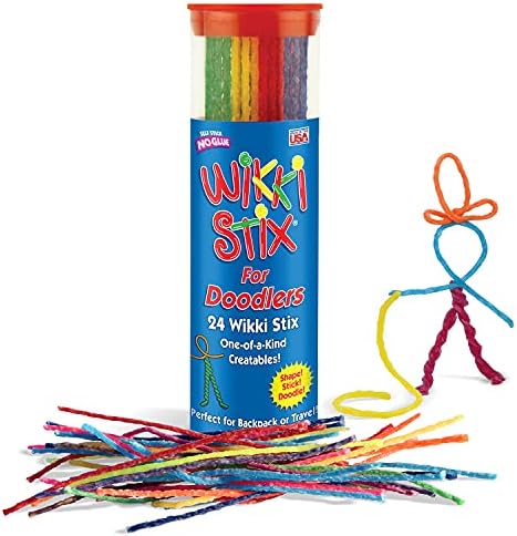 Wikki Stix for Doodlers - Kid's Travel Essential: Portable Creativity On-The-Go!