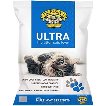 Dr. Elsey’s Premium Clumping Cat Litter - Ultra - 99.9% Dust-Free, Low Tracking