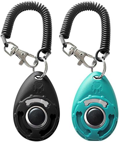 HoAoOo Pet Training Clicker with Wrist Strap - Dog Training Clickers