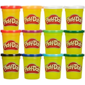 Play-Doh Bulk Winter Colors 12-Pack of Non-Toxic Modeling Compound
