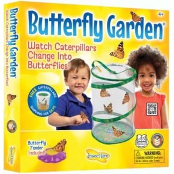 Painted Lady Butterfly Kit - Habitat, STEM Journal, & Voucher for Chrysalis Log