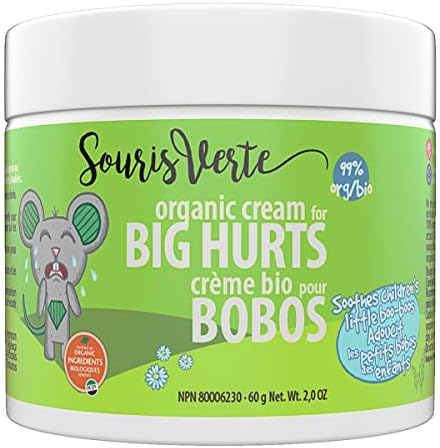 Souris Verte Organic Boo Boo Healing & Diaper Rash Cream – Made in Canada –