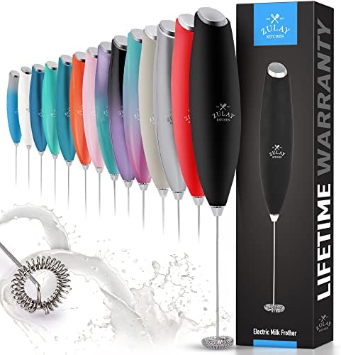 Zulay Powerful Milk Frother for Coffee with Upgraded Titanium Motor