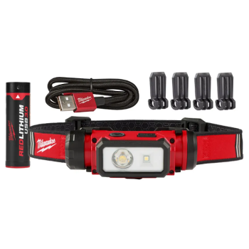 MILWAUKEE REDLITHIUM™ USB RECHARGEABLE HARD HAT HEADLAMP KIT L4HL2301