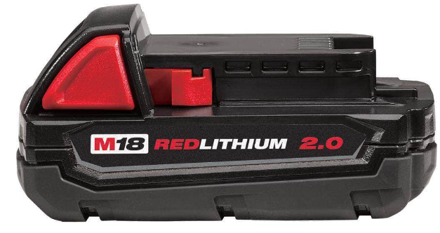 Milwaukee M18B2 18V 2.0AH REDLITHIUM-ION Cordless Battery