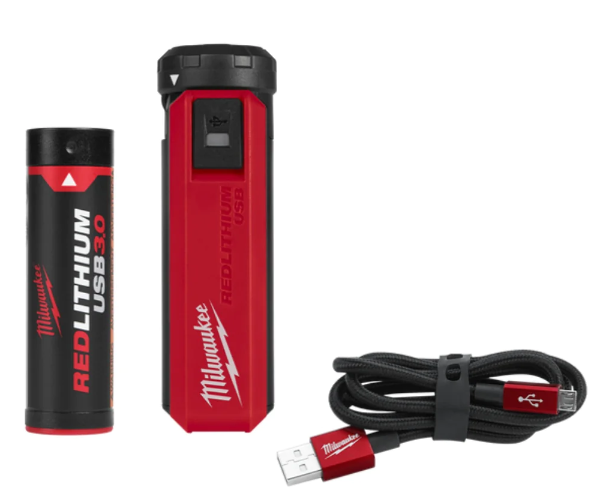 Milwaukee L4PPS301 REDLITHIUM USB Charger & Portable Power Source Kit