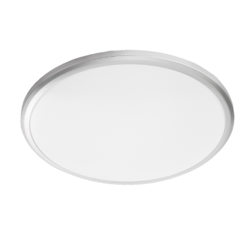 Philips Spray CL260 LED Round IP44 Ceiling Light Silver 12W 1200lm Warm White